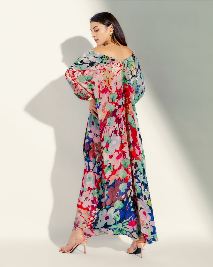 Romantica off-shoulder long dress