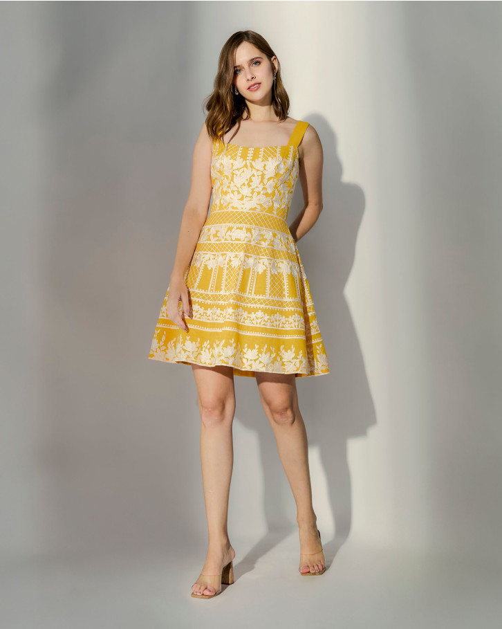 Corn Lea Linen short dress