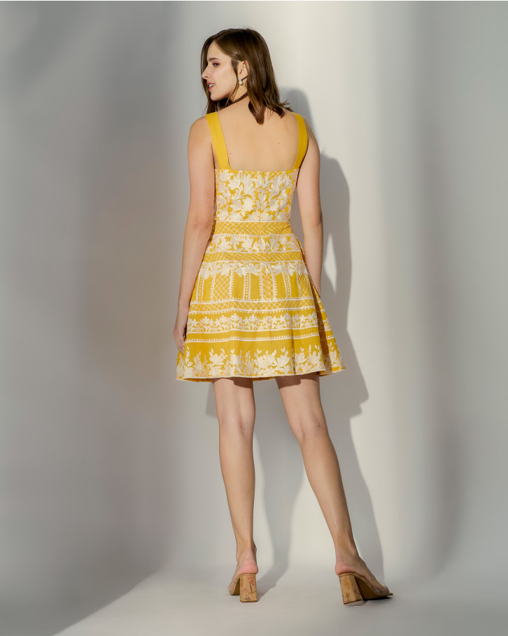 Corn Lea Linen short dress