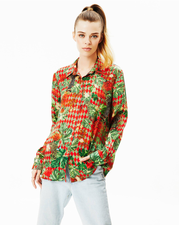 Tropical Red Classic Shirt