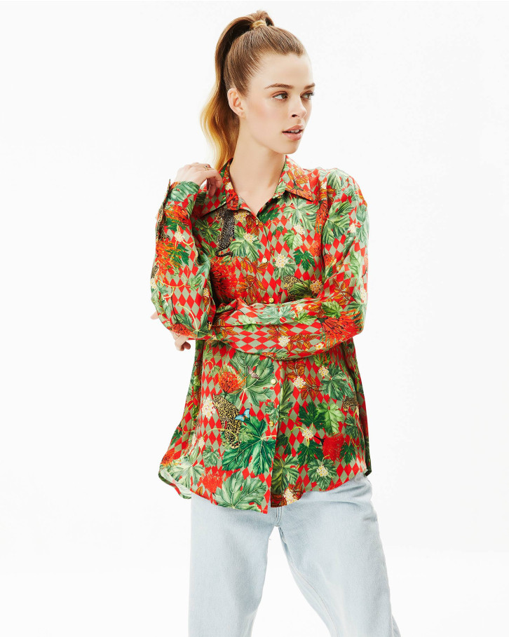 Tropical Red Classic Shirt