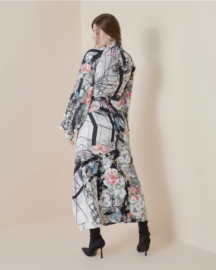 Bloomed Nouveau Midi dress