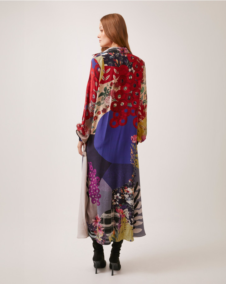 Vivid Bloom kaftan 