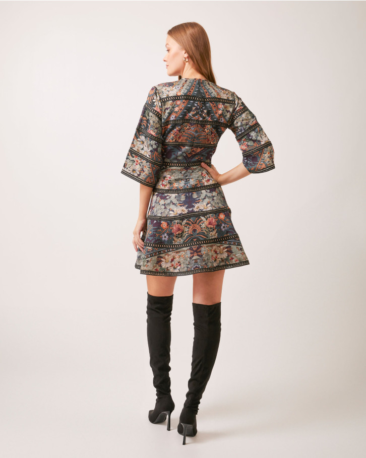 Bohemian Meadow short dress