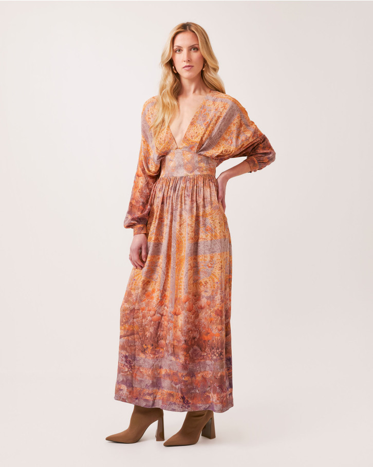 Chromatic Dusk long dress