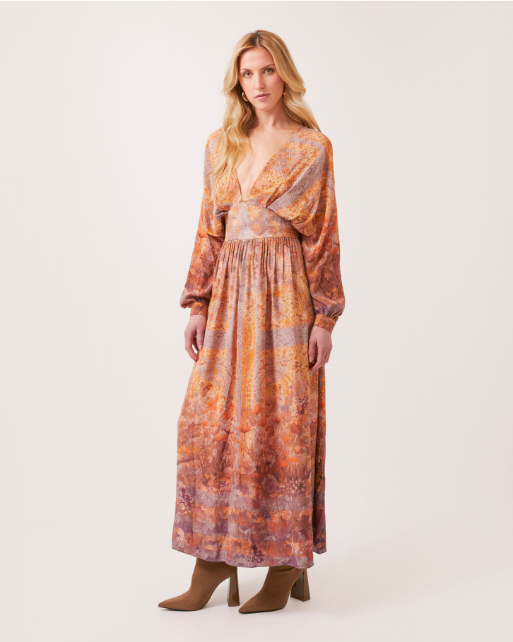 Chromatic Dusk long dress