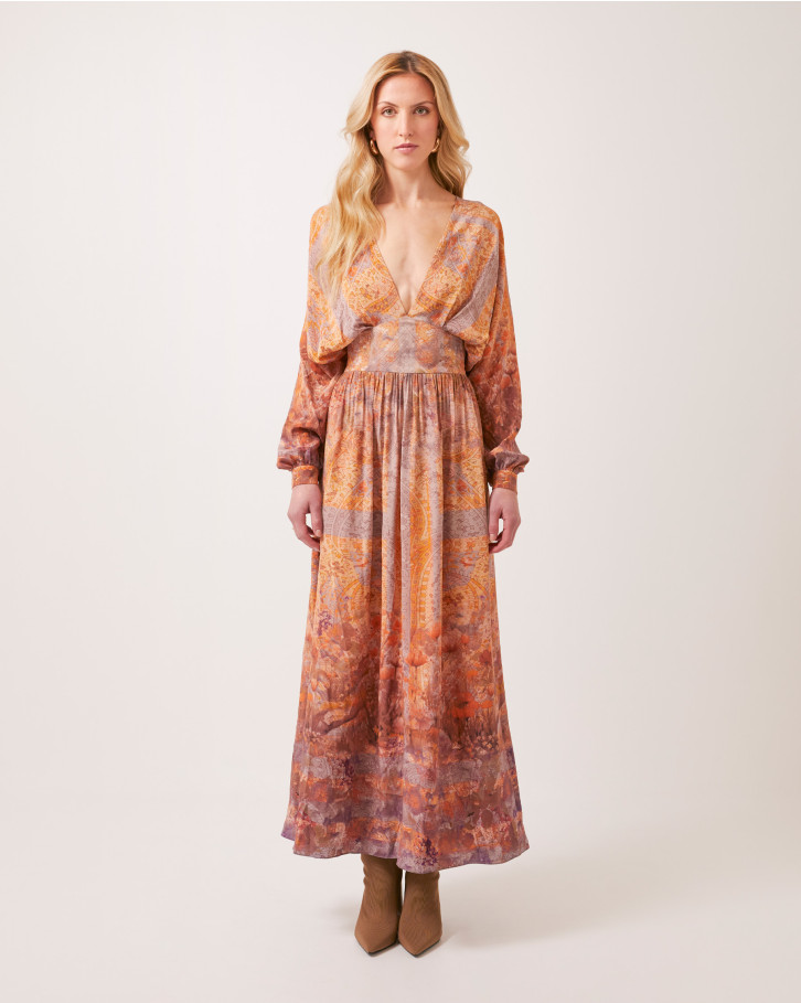 Chromatic Dusk long dress