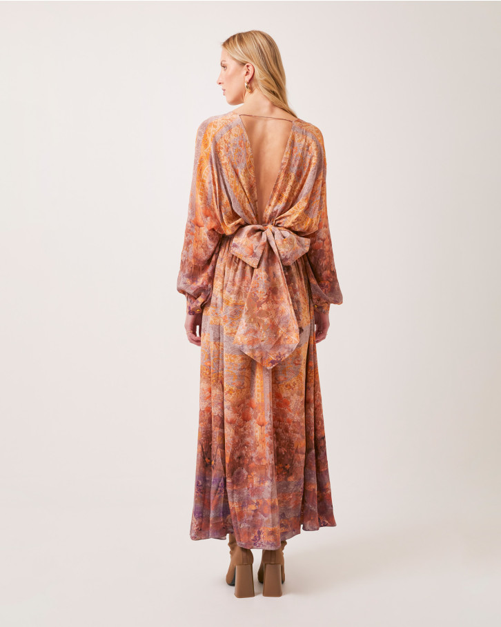 Chromatic Dusk long dress