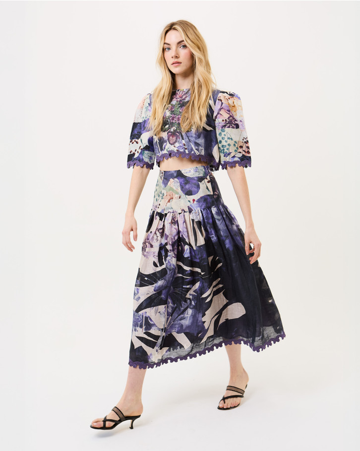 Garden of Wisteria Skirt