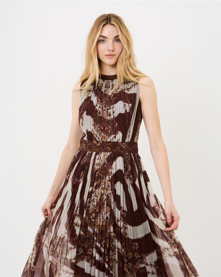 Umber Latte Long Dress