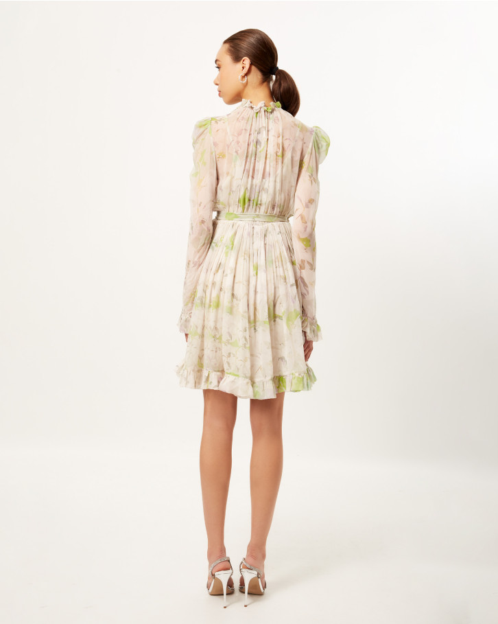 Mint Floret Short Dress