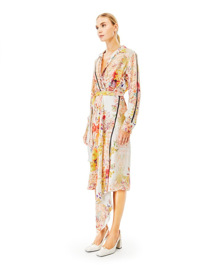 Zinnia Summer Fete pLeated dress