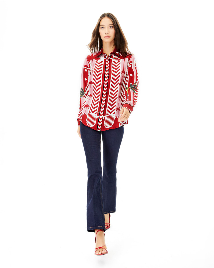 Carnelian Palm classic shirt