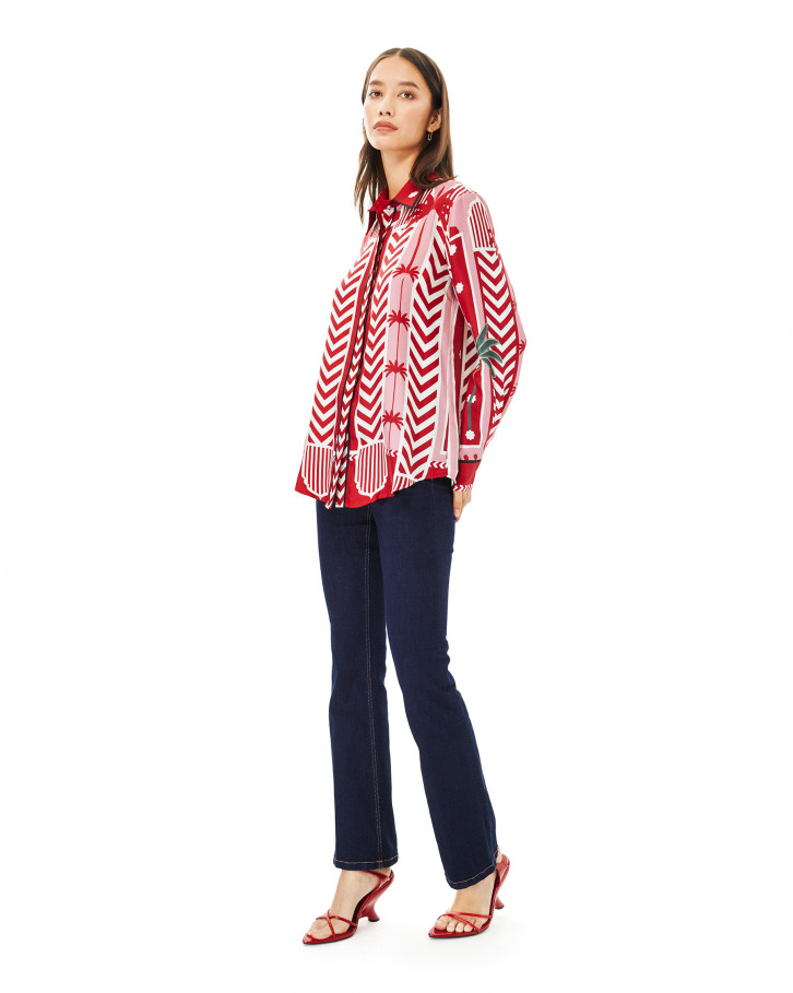 Carnelian Palm classic shirt