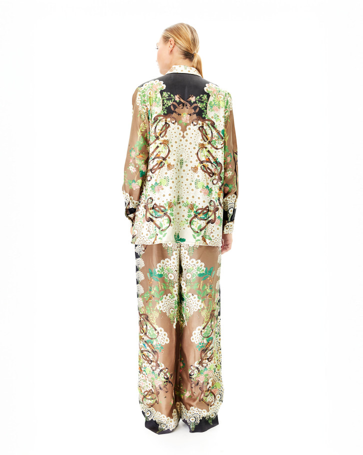 Vintage Garden shirt and pant co-ord set