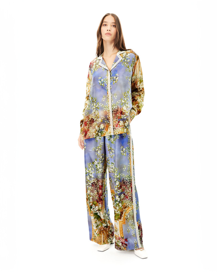 Garden Of Eden shirt and pant co-ord set