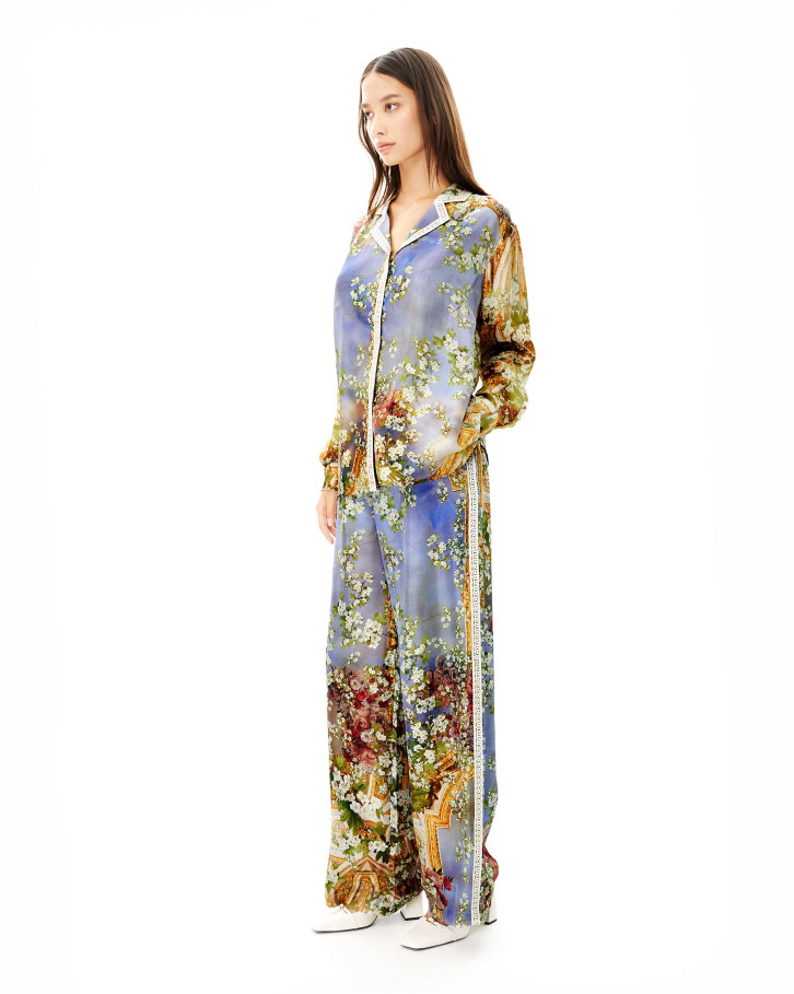 Garden Of Eden shirt and pant co-ord set
