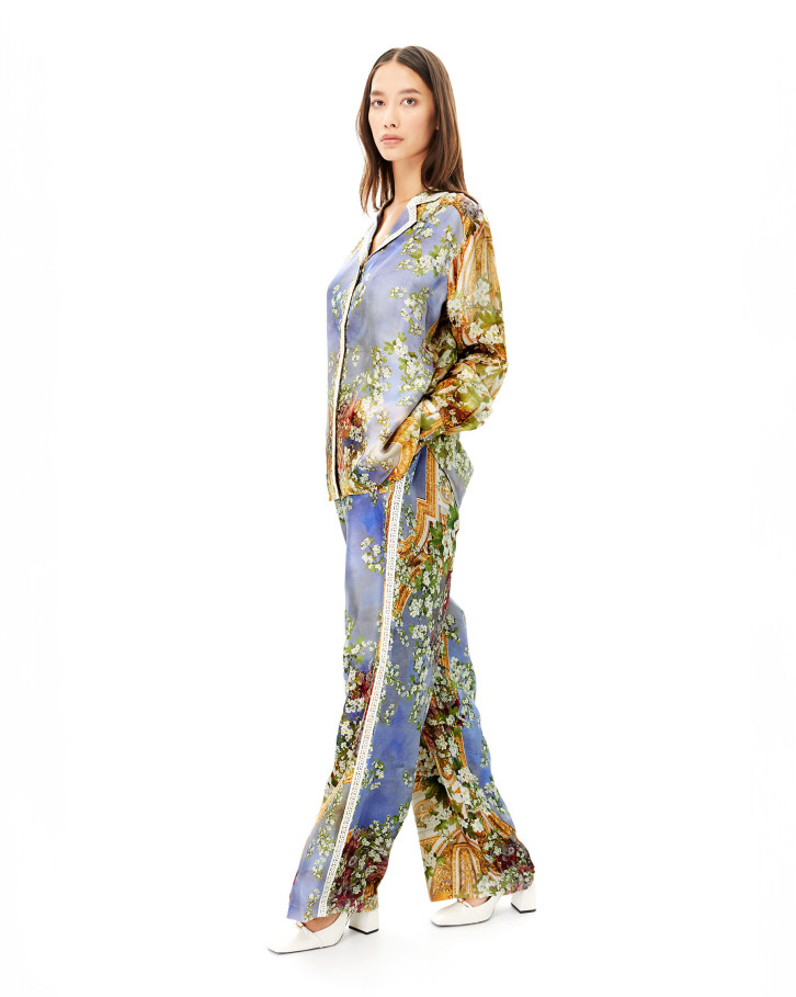 Garden Of Eden shirt and pant co-ord set