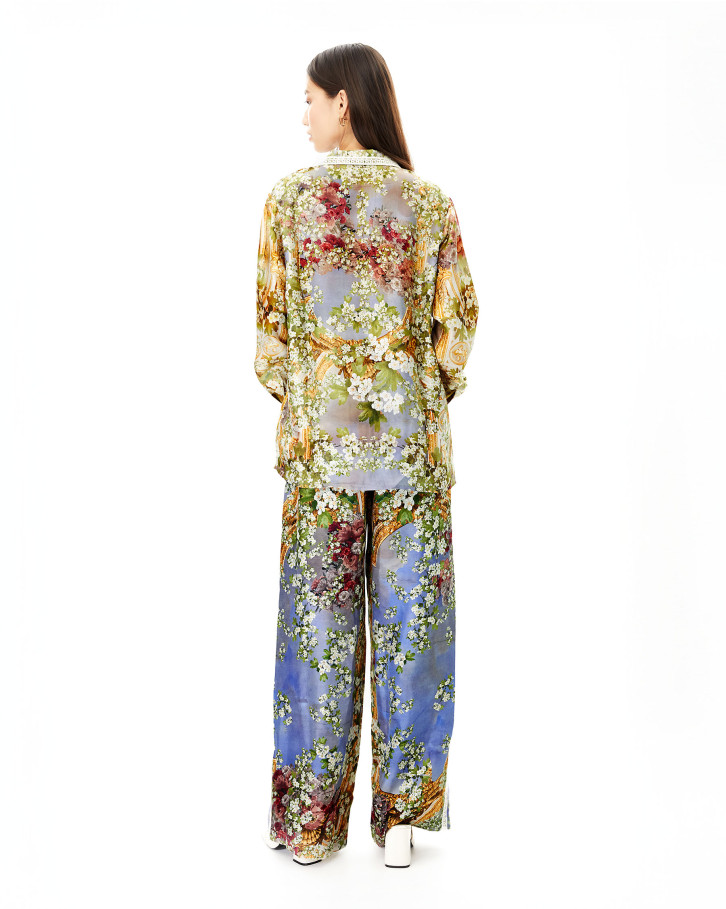 Garden Of Eden shirt and pant co-ord set