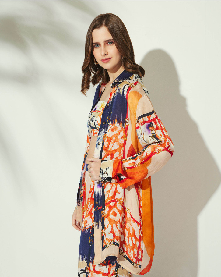 Tangerine Bloom Co-ord set