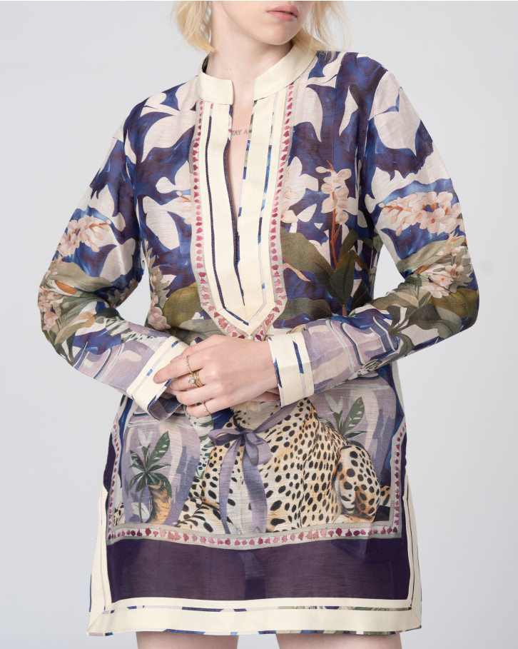 Chateau Cheetah Short Tunic