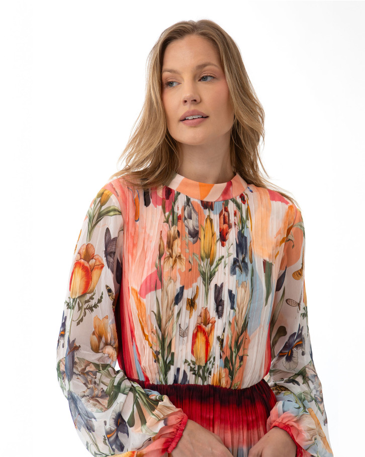 Floral Sonata Long Dress