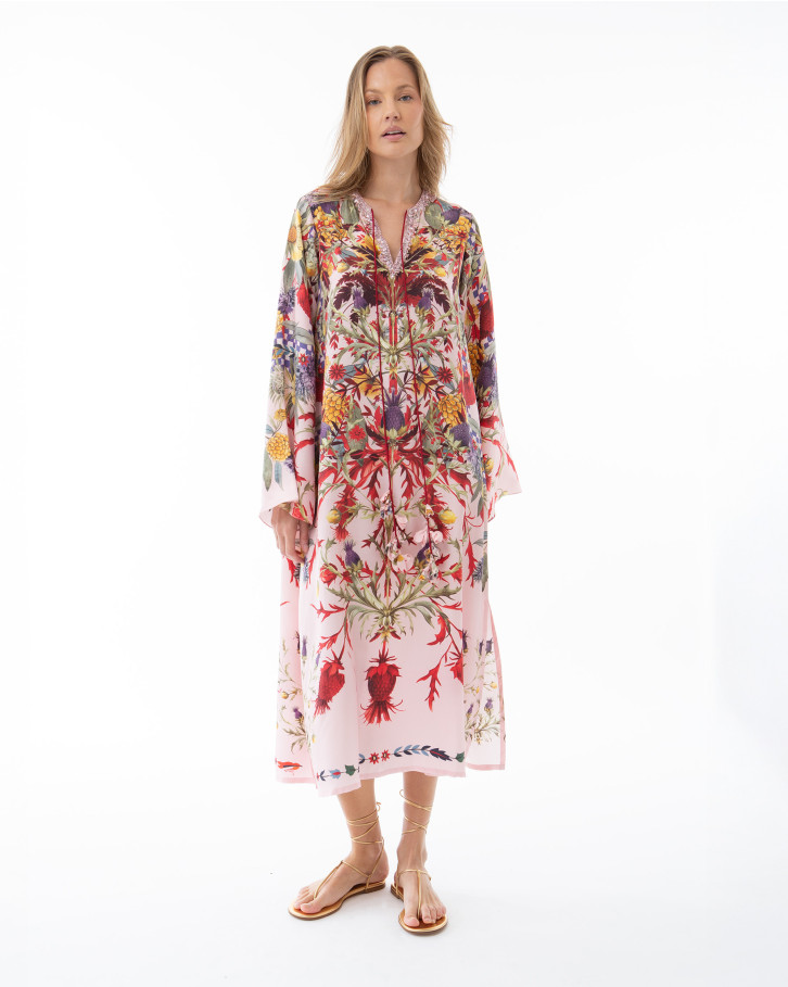 Garnet Blossom Kaftan