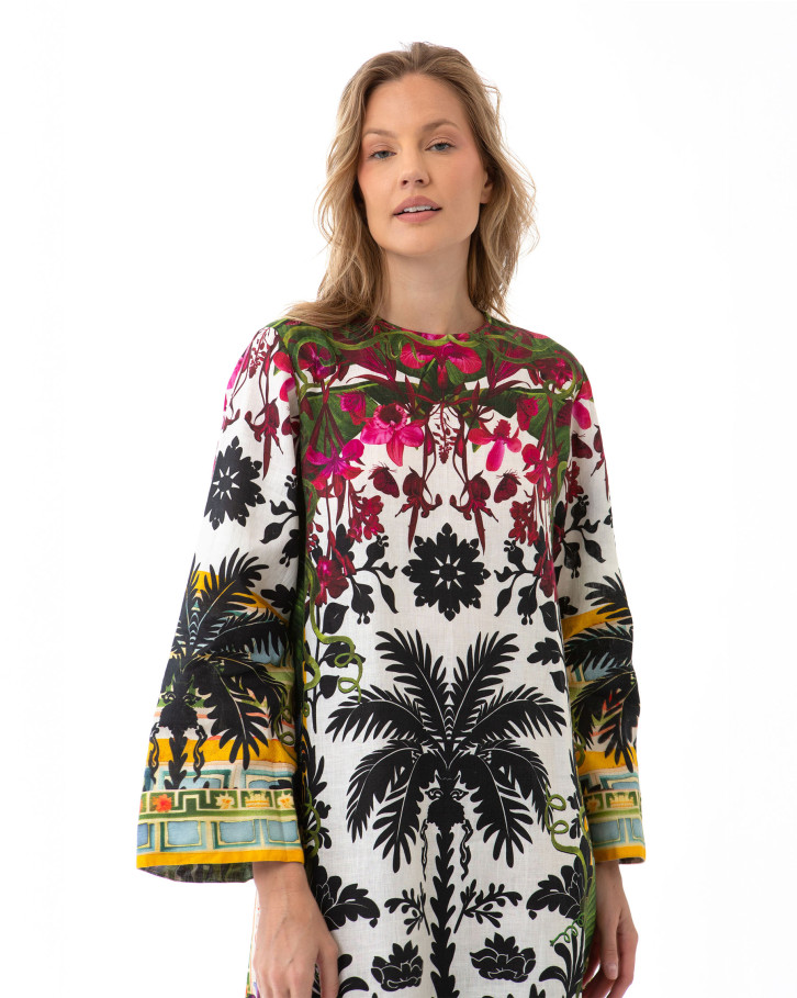 Orchid Echo Kaftan