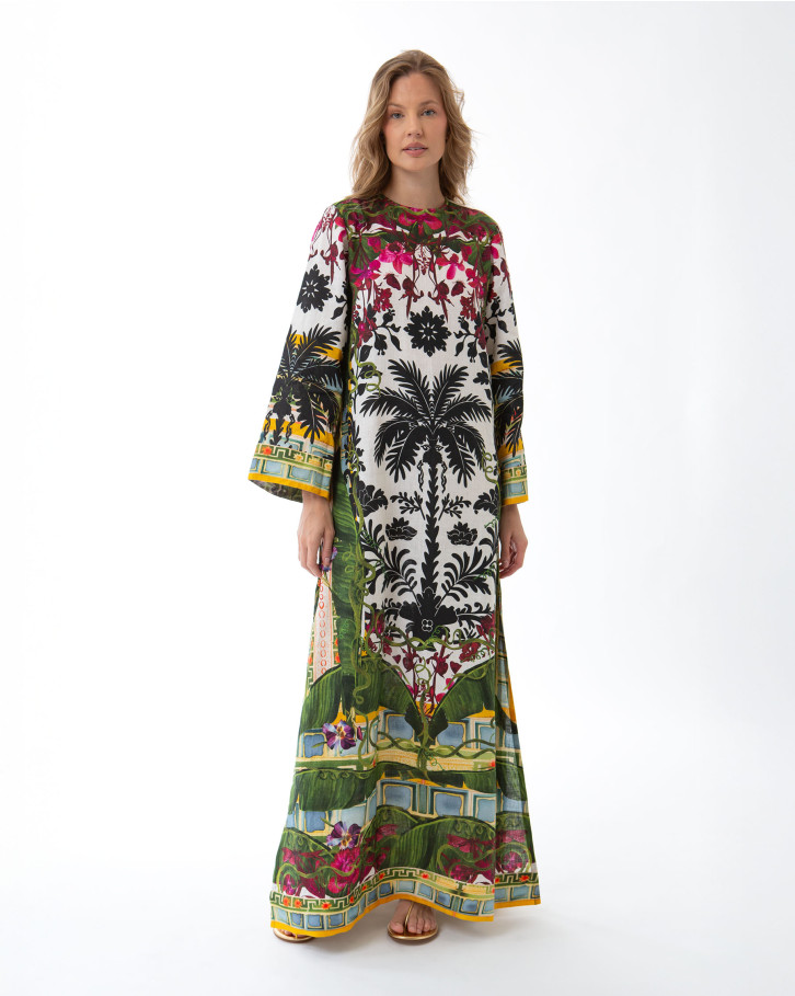 Orchid Echo Kaftan