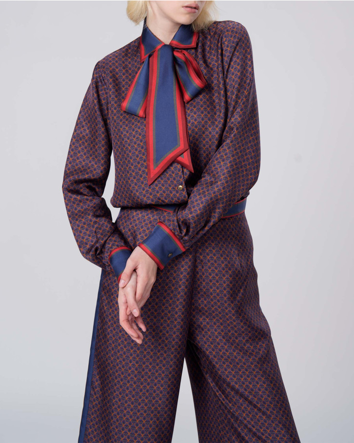 Oxblood Grid Co-Ord Set