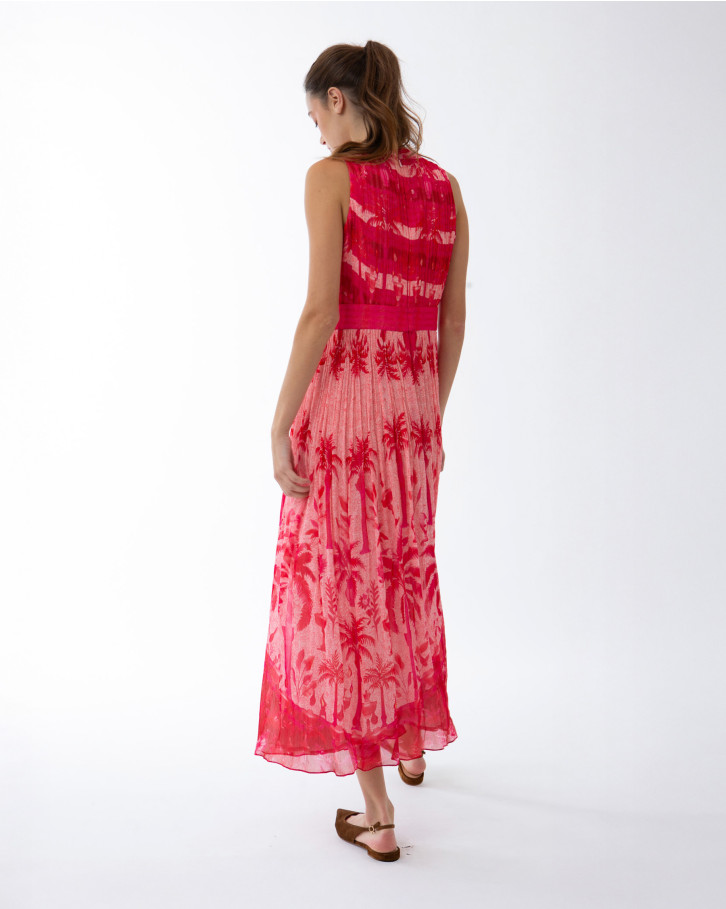 Palm Serenade Long Dress