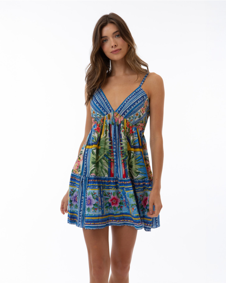 Paradiso Mosaic Short Dress