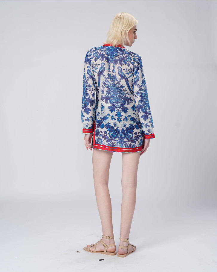 Porcelain Garden Short Tunic